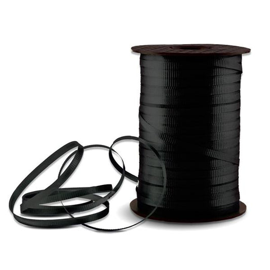 Black Crimped Curling Ribbon (500 yard roll)