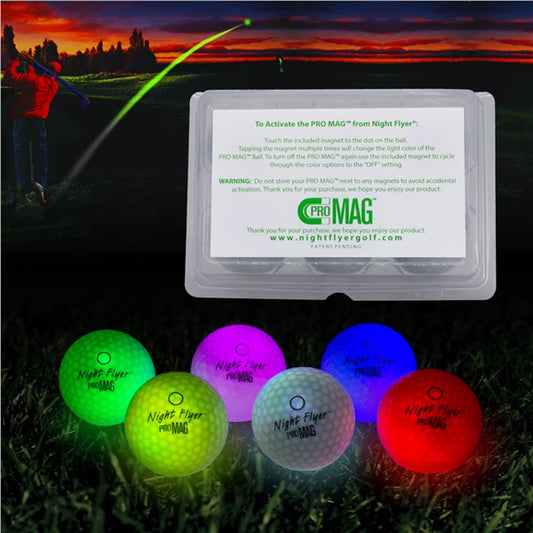 ProMAG Lighted Golf Balls (6 Per pack)