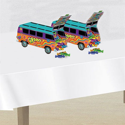 60's Hippie Bus 9 3/4" Centerpiece