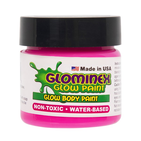 Assorted Glominex Glow Paint Jars (6 Per pack)