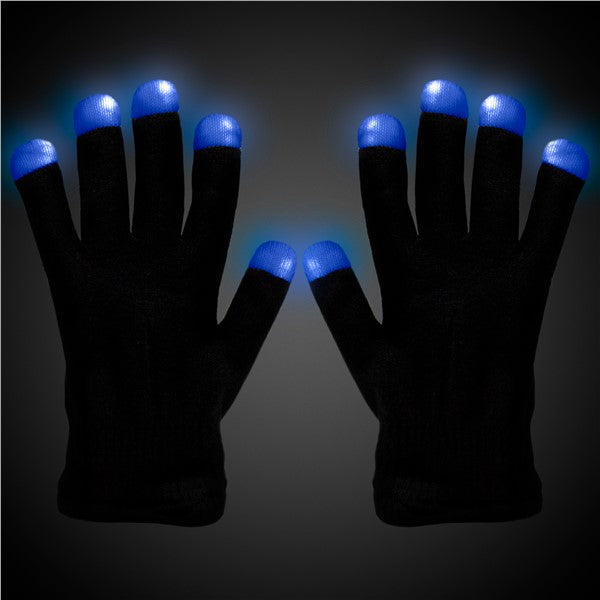 LED Black Rave Gloves