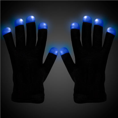 LED Black Rave Gloves