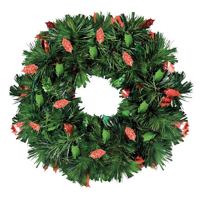 Holiday Tinsel Wreath Decoration