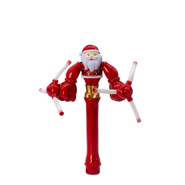 LED Santa Swivel Arms Spinner Wand