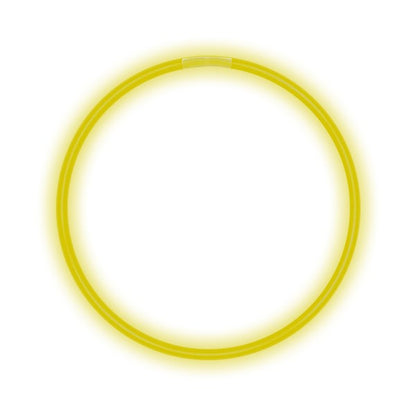 Yellow 22" Glow Necklaces (50 Per pack)