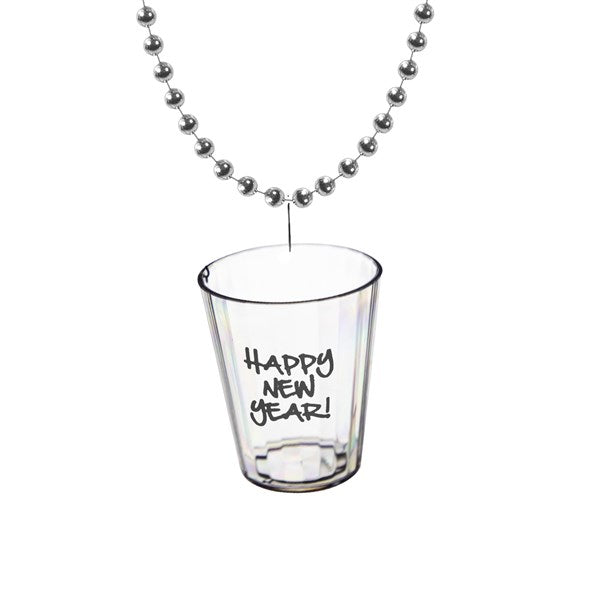 New Year Shot Glass Necklace