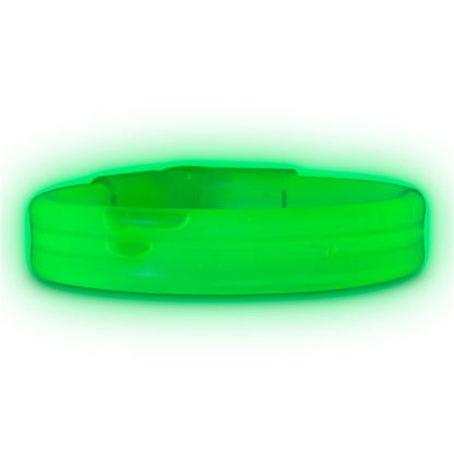 Green Triple Wide Glow Bracelets(25 Per pack)