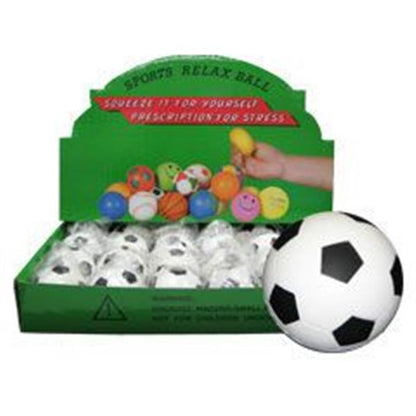 Soccer Ball Stress Balls (24 Per pack)