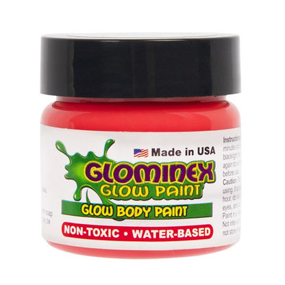 Assorted Glominex Glow Paint Jars (6 Per pack)