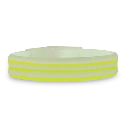 Green Triple Wide Glow Bracelets(25 Per pack)