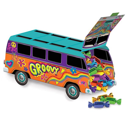 60's Hippie Bus 9 3/4" Centerpiece