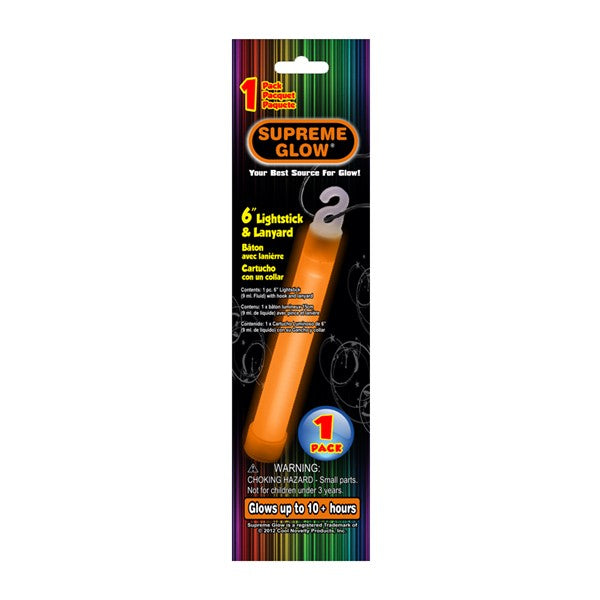 Orange 6" Glow Stick