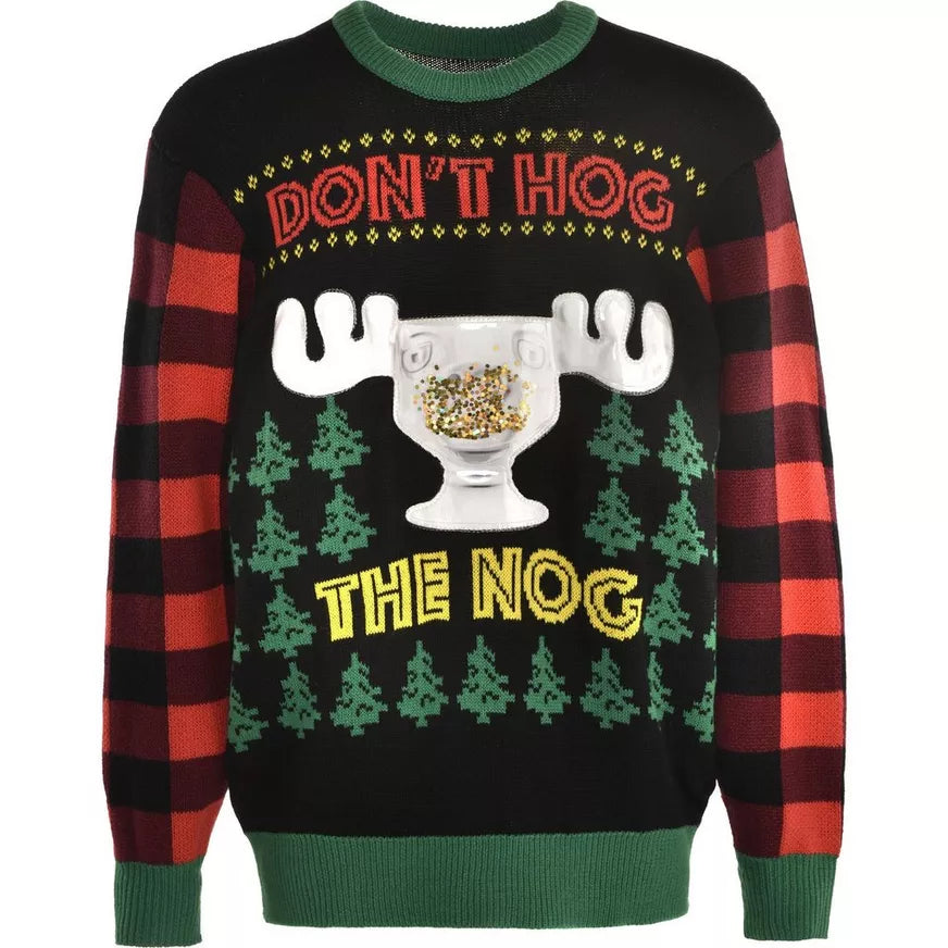 Adult National Lampoon's Christmas Vacation Ugly Sweater with Hat