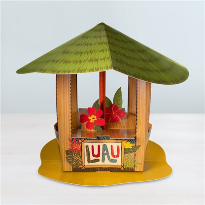 Tiki Bar Pop-Up Centerpiece