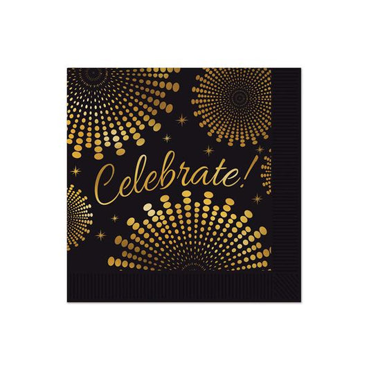 Celebrate Beverage Napkins (16 Per pack)