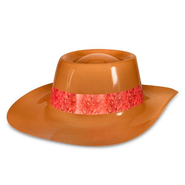 Cowboy Hats With Red Bandanas (12 Per pack)