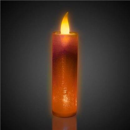 LED Flameless Multi-Color Glitter Candle