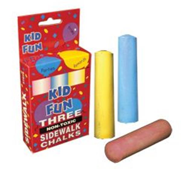 4" Sidewalk Chalk Boxes (12 per pack)