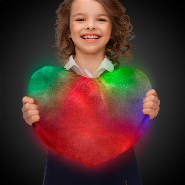 LED Heart Pillow