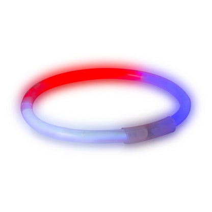 Red, White, and Blue 8" Glow Bracelets (50 Per pack)