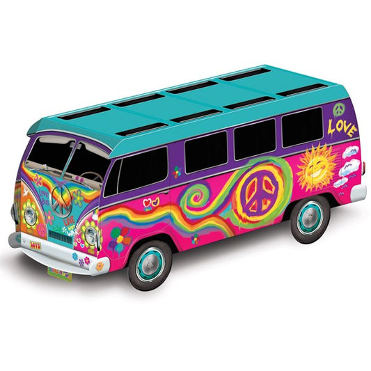 60's Hippie Bus 9 3/4" Centerpiece