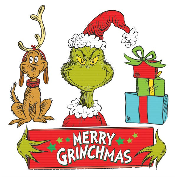 Merry Grinchmas Lawn Signs (4 Per pack)