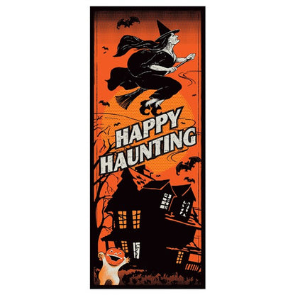 Vintage Halloween Door Cover