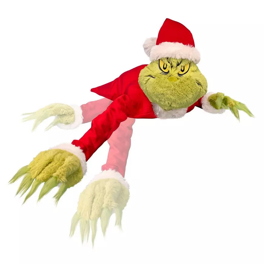 Animatronic Present Grabber Grinch Decoration, 1.6ft