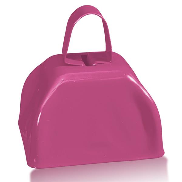 Pink Metal Cowbells (12 Per pack)