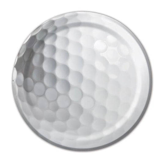 Golf Ball 7" Plates (8 Per pack)