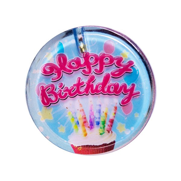 LED Happy Birthday Pin