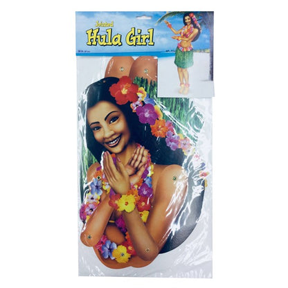 Hula Girl Jointed Cutout