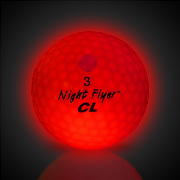 Night Flyer LED Red Constant-On Golf Ball