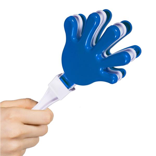 Blue & White Hand Clappers (12 Per pack)