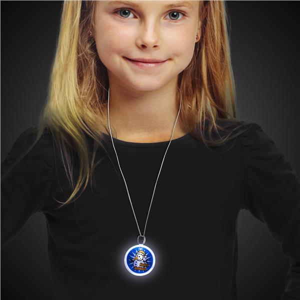 LED Happy Holidays Necklace