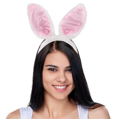 Pink Bunny Ear Headbands (12 per pack)