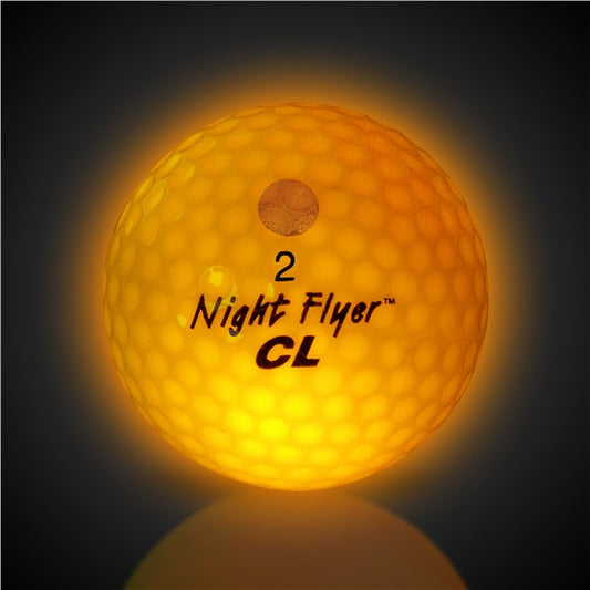 Night Flyer LED Yellow Constant-On Golf Ball