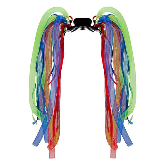 LED Rainbow Dreads Headband