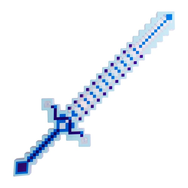 LED Blue Pixel Sword