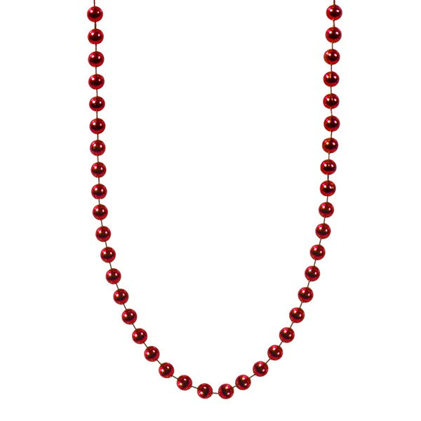 Red 7mm Bead 33" Necklaces