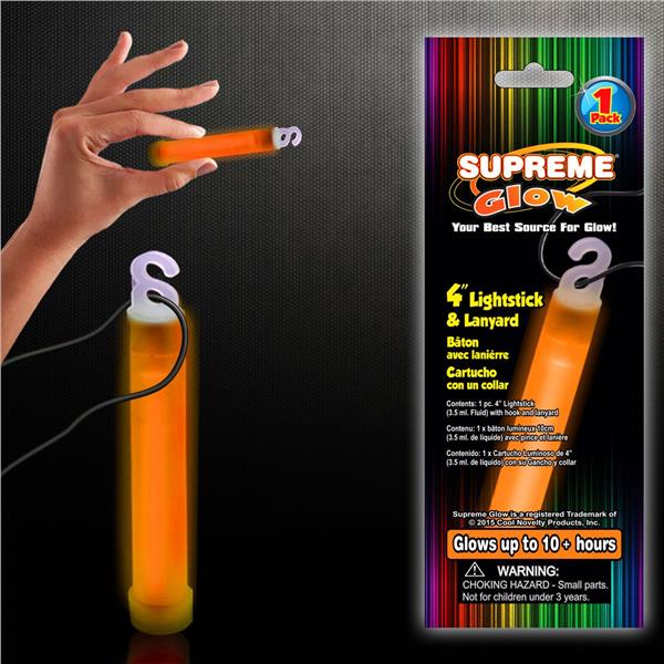 Orange 4" Glow Stick