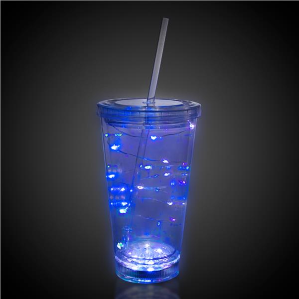 LED Blue String Light Cup