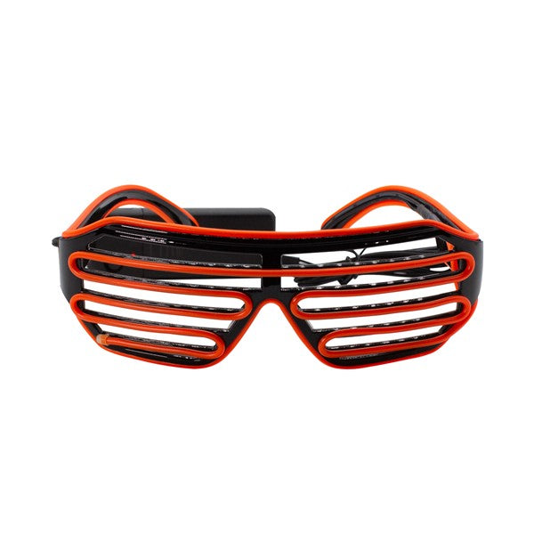 Orange EL Wire Slotted Shades