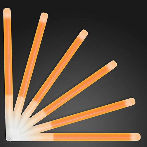 9.4" Orange Glow Stick Wands