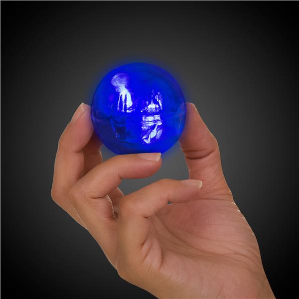 Blue LED Bounce Balls (12 Per pack)