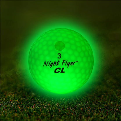 Night Flyer LED Green Constant-On Golf Ball