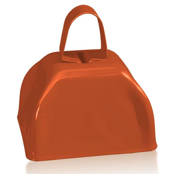 Orange Metal Cowbells(12 Per pack)