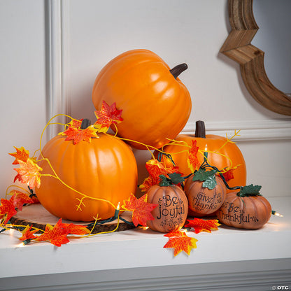 “Carved” Thanksgiving Pumpkin Set