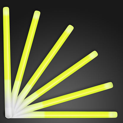 9.4" Yellow Glow Stick Wands