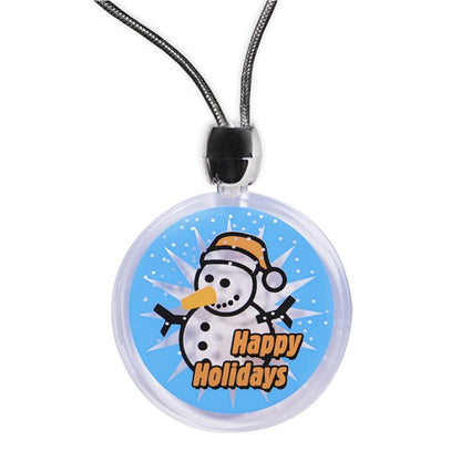 LED Happy Holidays Necklace